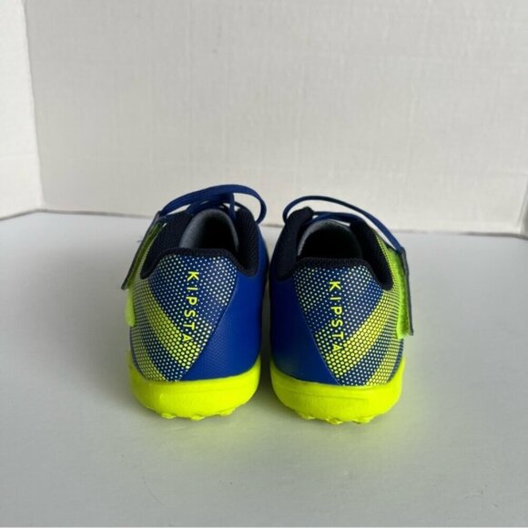 Kids Soccer Shoes - Blue/ Yellow. Size: 2. - Picture 3 of 10